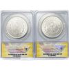 Image 2 : 1882-O Set (2) Morgan Silver Dollar ANACS MS62