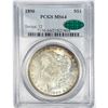 Image 1 : 1890 CAC Morgan Silver Dollar PCGS MS64