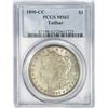 Image 1 : 1890-CC Morgan Silver Dollar PCGS MS62 Tailbar