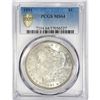 Image 1 : 1891 Morgan Silver Dollar PCGS MS64