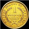 Image 2 : 1853 Rare Gold Dollar NEARLY UNCIRCULATED