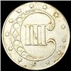 Image 2 : 1853 Silver Three Cent CLOSELY UNCIRCULATED