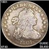 Image 1 : 1801 Draped Bust Dollar LIGHTLY CIRC
