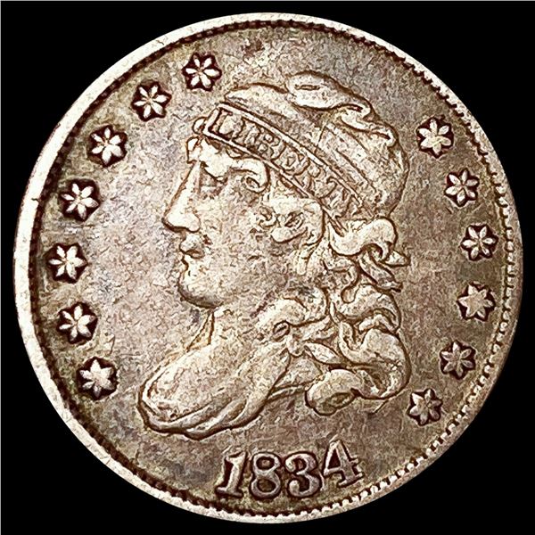 1834 Capped Bust Half Dime LIGHTLY CIRCULATED