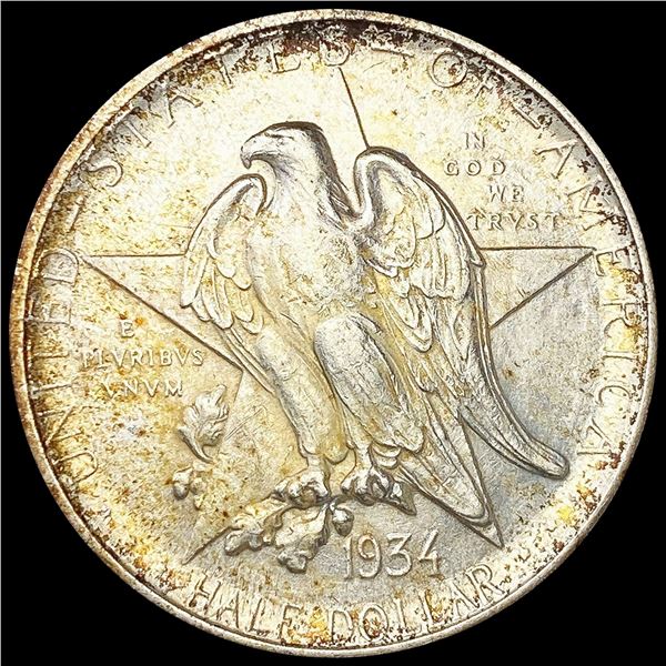 1934 Texas Half Dollar CLOSELY UNCIRCULATED