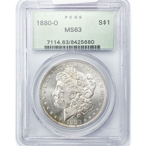 1880-O Morgan Silver Dollar PCGS MS63