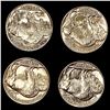 Image 2 : (4) Buffalo Nickels (1936-S, 1936, 1937-S, 1938-D