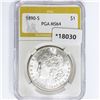 Image 1 : 1890-S Morgan Silver Dollar PGA MS64