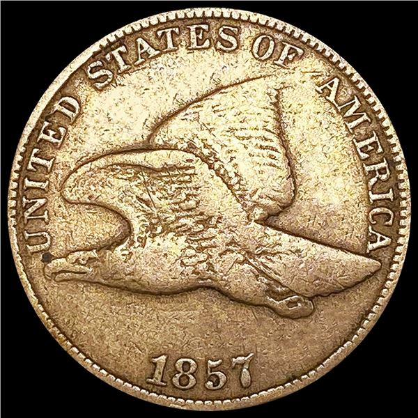 1857 Flying Eagle Cent NICELY CIRCULATED