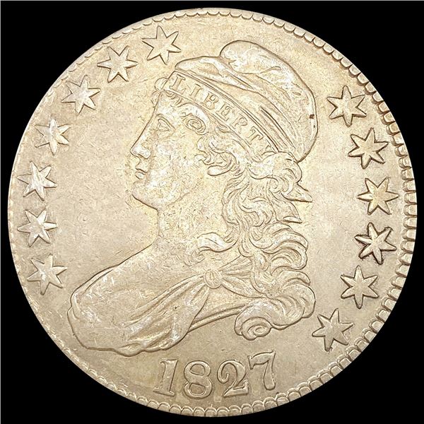 1827 Capped Bust Half Dollar LIGHTLY CIRCULATED