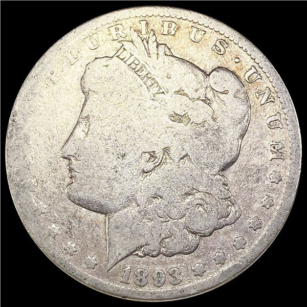 1893-CC Morgan Silver Dollar NICELY CIRCULATED