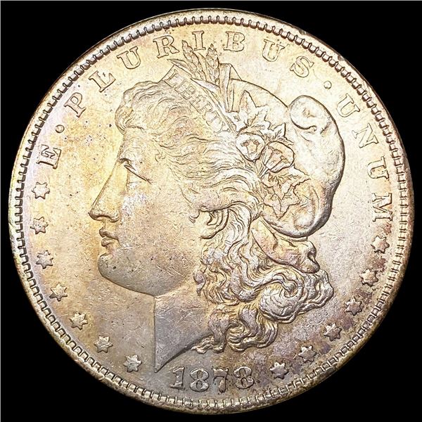 1878 8TF Morgan Silver Dollar NEARLY UNCIRCULATED