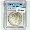 Image 1 : 1878 7TF Morgan Silver Dollar ICG MS65 Rev 79, PL