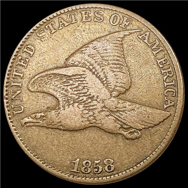 1858 Flying Eagle Cent NICELY CIRCULATED