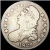 Image 1 : 1829 Capped Bust Half Dollar NICELY CIRCULATED