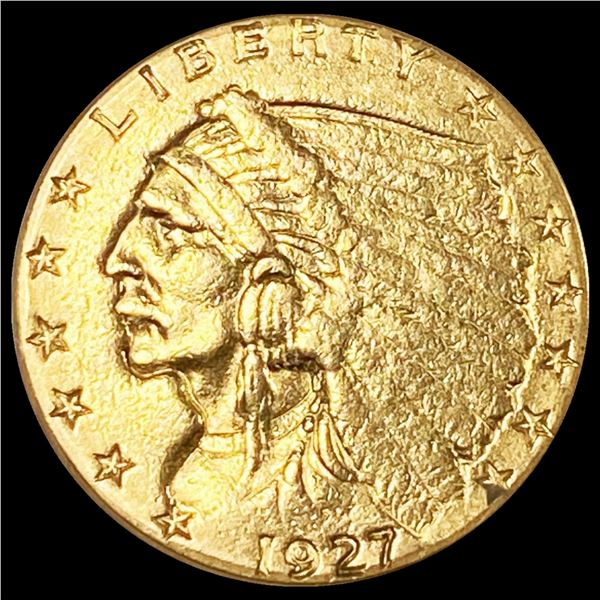 1927 $2.50 Gold Quarter Eagle CLOSELY UNC