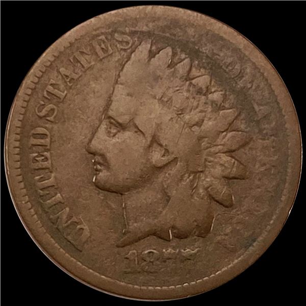 1877 Indian Head Cent NICELY CIRCULATED