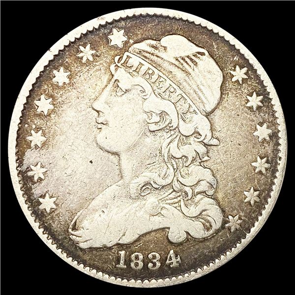 1834 Capped Bust Quarter NICELY CIRCULATED