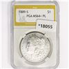 Image 1 : 1889-S Morgan Silver Dollar PGA MS64+ PL