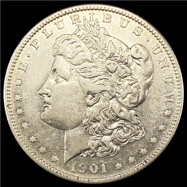 1901-S Morgan Silver Dollar NEARLY UNCIRCULATED
