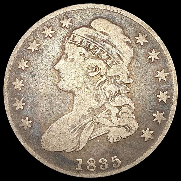 1835 Capped Bust Half Dollar NICELY CIRCULATED