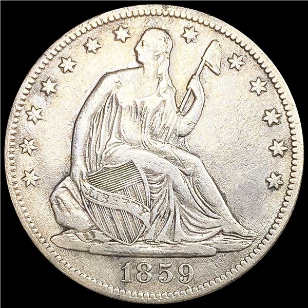 1859-O Seated Liberty Half Dollar NICELY CIRC