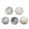 Image 1 : 1986-2001 US Commem Silver Coins (5 Coins)