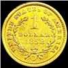 Image 2 : 1852-O Rare Gold Dollar CLOSELY UNCIRCULATED