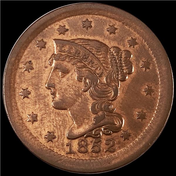 1852 Large Cent ABOUT UNCIRCULATED