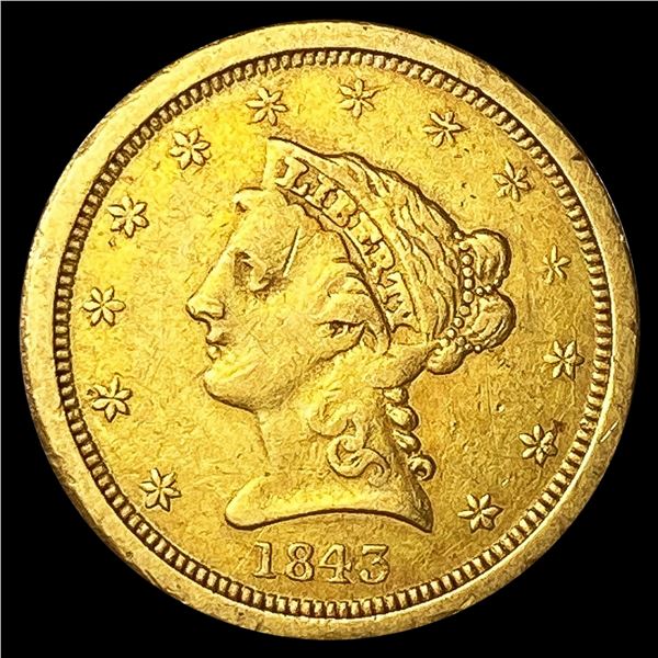 1943-O $2.50 Gold Quarter Eagle NICELY CIRCULATED