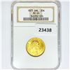 Image 1 : 1873 20K .26oz Denmark Gold NGC MS65