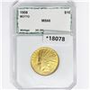 Image 1 : 1908 $10 Gold Eagle PCI MS66 Motto