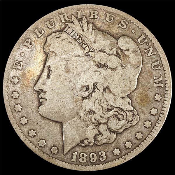 1893-CC Morgan Silver Dollar NICELY CIRCULATED