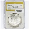 Image 1 : 1900-S Morgan Silver Dollar PGA MS62
