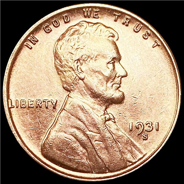 1931-S Wheat Cent UNCIRCULATED
