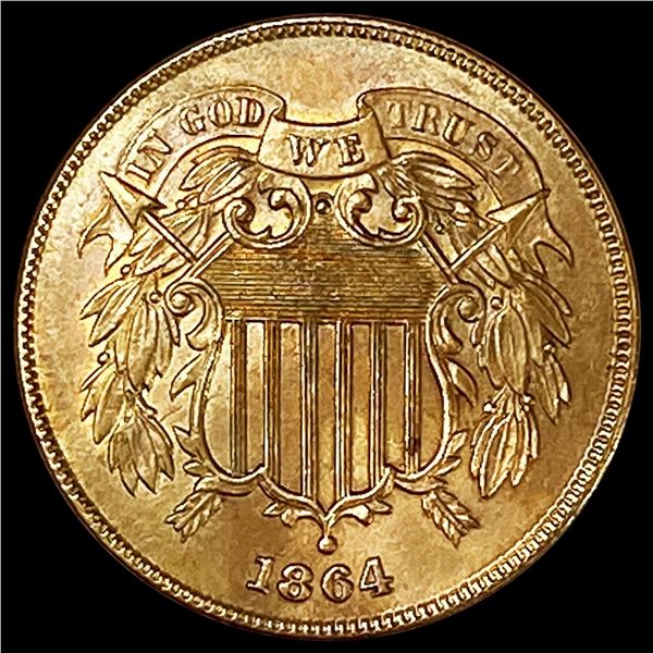 1864 Two Cent Piece UNCIRCULATED