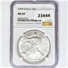 Image 1 : 1999 American Silver Eagle NGC MS69