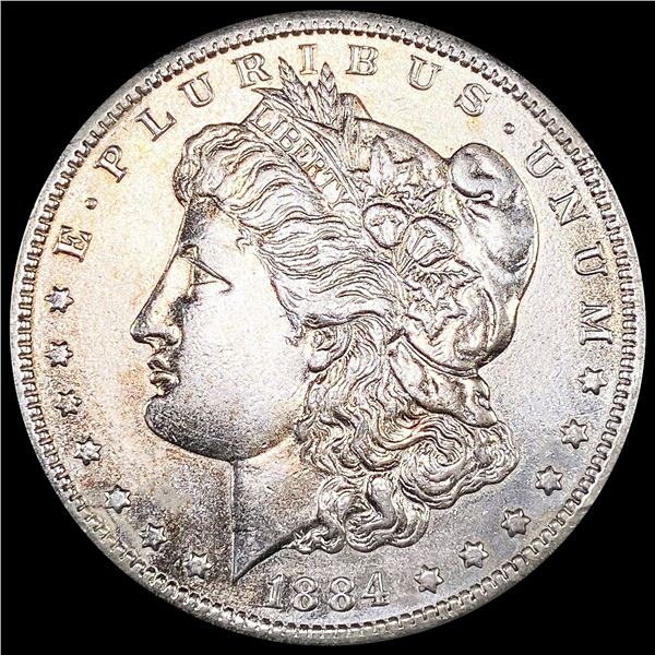1884-S Morgan Silver Dollar CLOSELY UNCIRCULATED