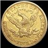 Image 2 : 1880 $5 Gold Half Eagle ABOUT UNCIRCULATED