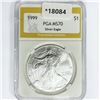 Image 1 : 1999 American Silver Eagle PGA MS70