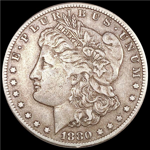 1880-CC Morgan Silver Dollar LIGHTLY CIRCULATED