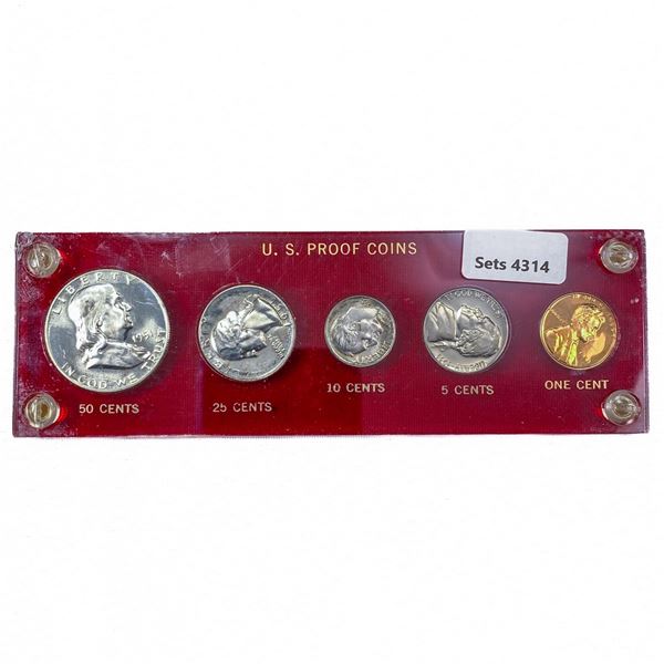 1951 US Proof Coin Set (5 Coins)