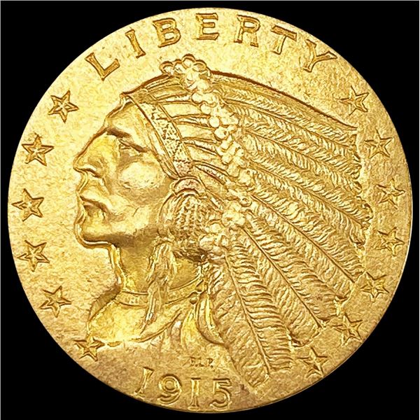 1915 $2.50 Gold Quarter Eagle UNCIRCULATED