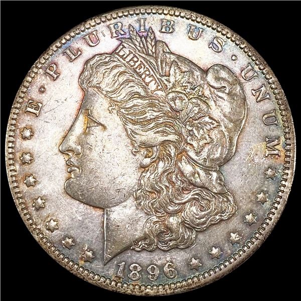 1896-O Morgan Silver Dollar NEARLY UNCIRCULATED