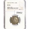 Image 1 : 1917-D Standing Liberty Quarter NGC VF25 Type 1