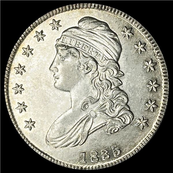 1835 Capped Bust Half Dollar UNCIRCULATED