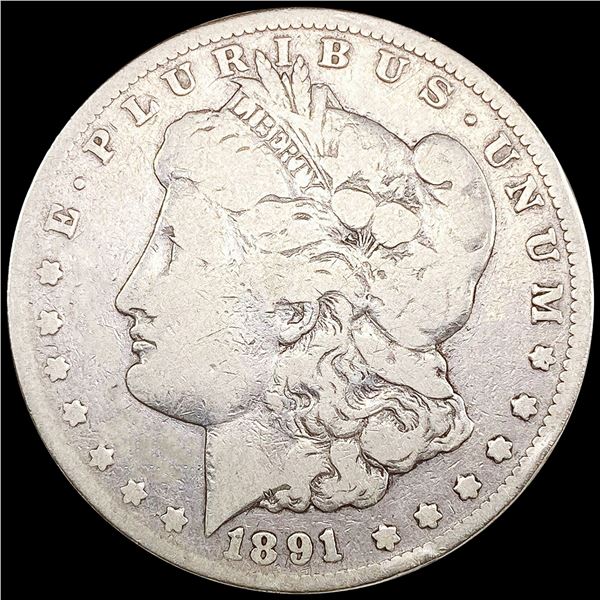 1891-CC Morgan Silver Dollar NICELY CIRCULATED