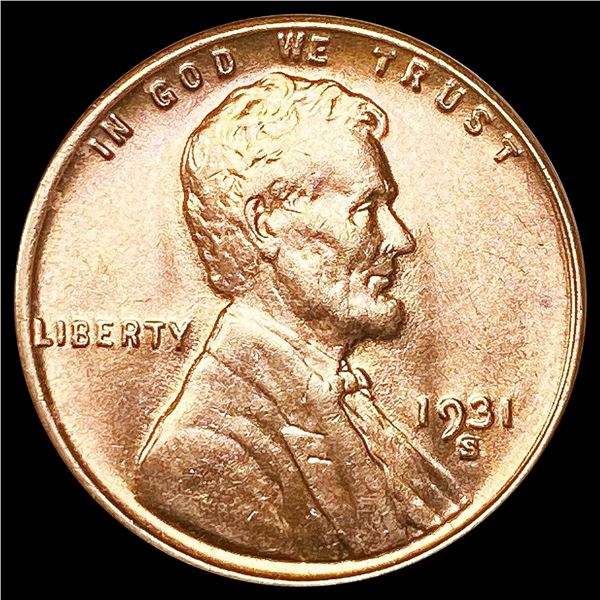 1931-S Wheat Cent UNCIRCULATED