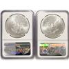 Image 2 : 2021 Set (2) American Silver Eagles NGC MS69 T-1