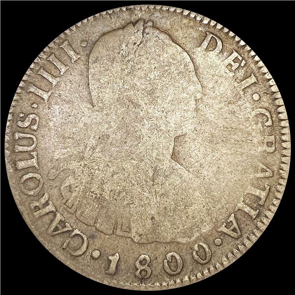 1800 Mexico Silver 2 Reales NICELY CIRCULATED